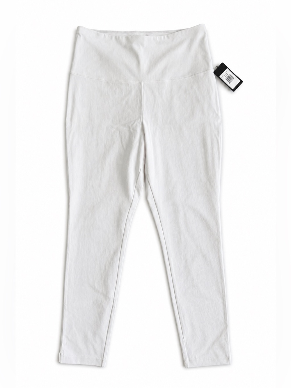Lyssé High Waist Stretch Pants Cotton Jean Leggings White Denim Jeggings Large
